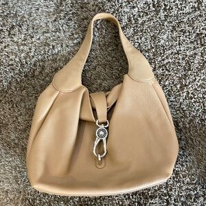 Dooney & Bourke Pebble Grain Small Logo Lock Sac Shoulder Bag